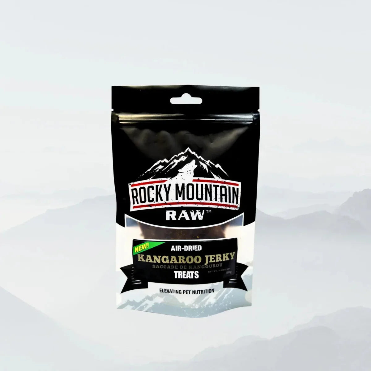 Rocky Mountain Raw Air Dried Kangaroo Jerky 50g - Talis Us