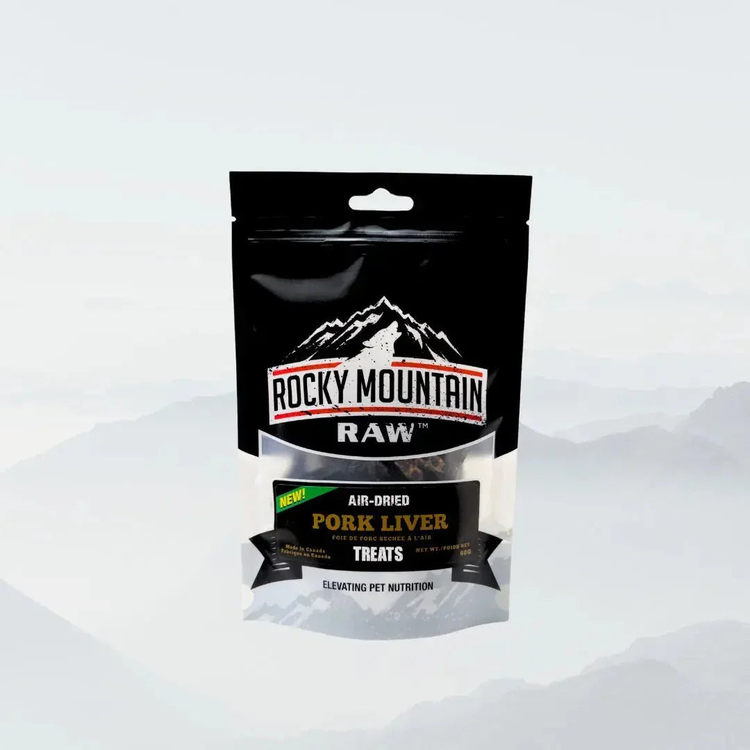 Rocky Mountain Raw Air Dried Pork Liver Pet Treats 2.12 oz - Talis Us
