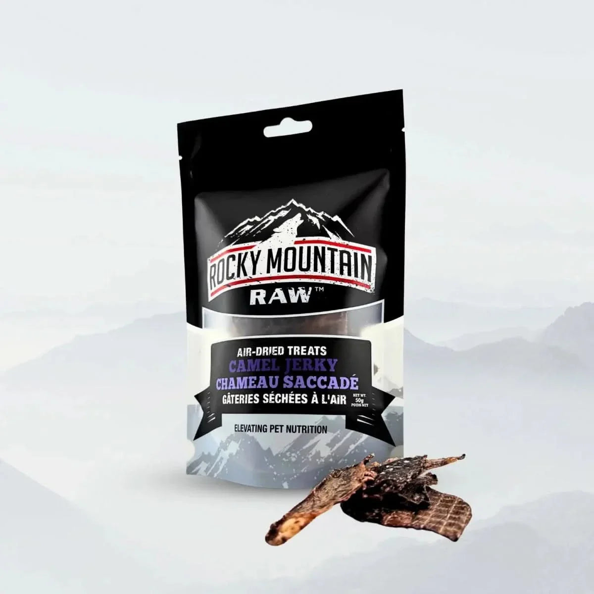 Rocky Mountain Raw Premium Allergy - Friendly Camel Jerky for Dogs 1.76 oz - Talis Us