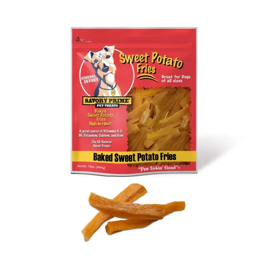 Savory Prime Baked Sweet Potato Fries Dog Treat - Talis Us