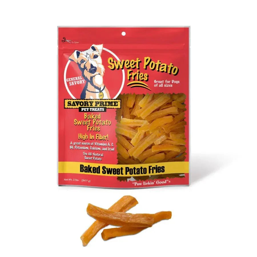Savory Prime Baked Sweet Potato Fries Dog Treat - Talis Us