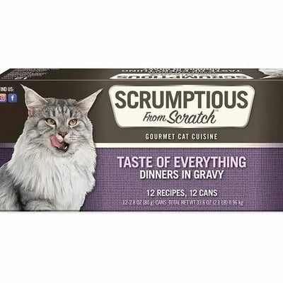 Scrumptious From Scratch Taste of Everything Variety Wet Cat Food 12/2.8oz - Talis Us