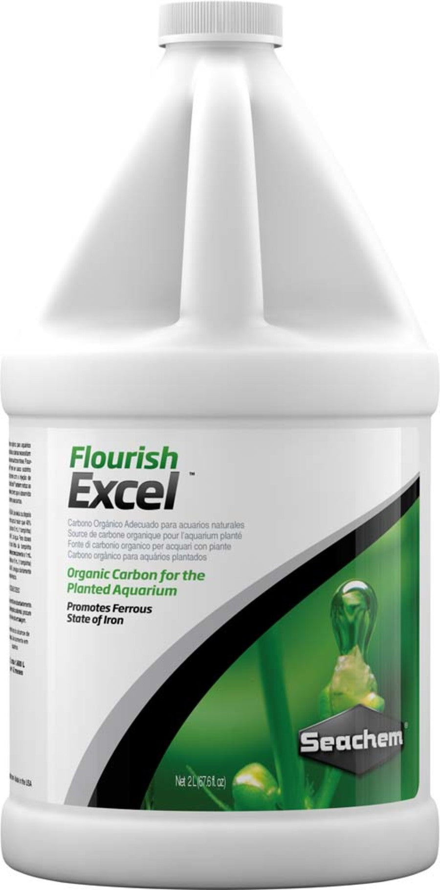 Seachem Flourish Excel plant supplement in a large bottle for promoting healthy aquarium plants