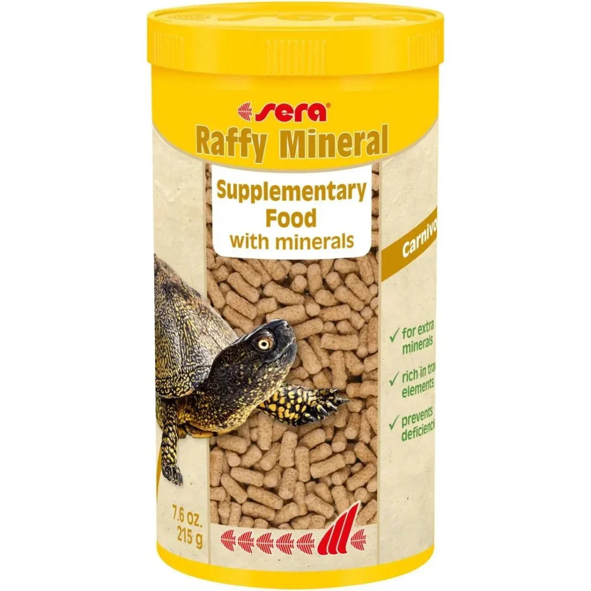 sera Raffy Mineral Pellets Turtle Food 7.6 oz - Talis Us
