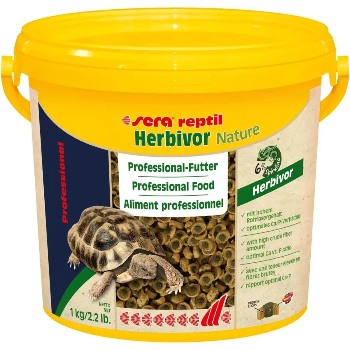 sera Reptil Professional Herbivor Nature Reptile Food - Talis Us