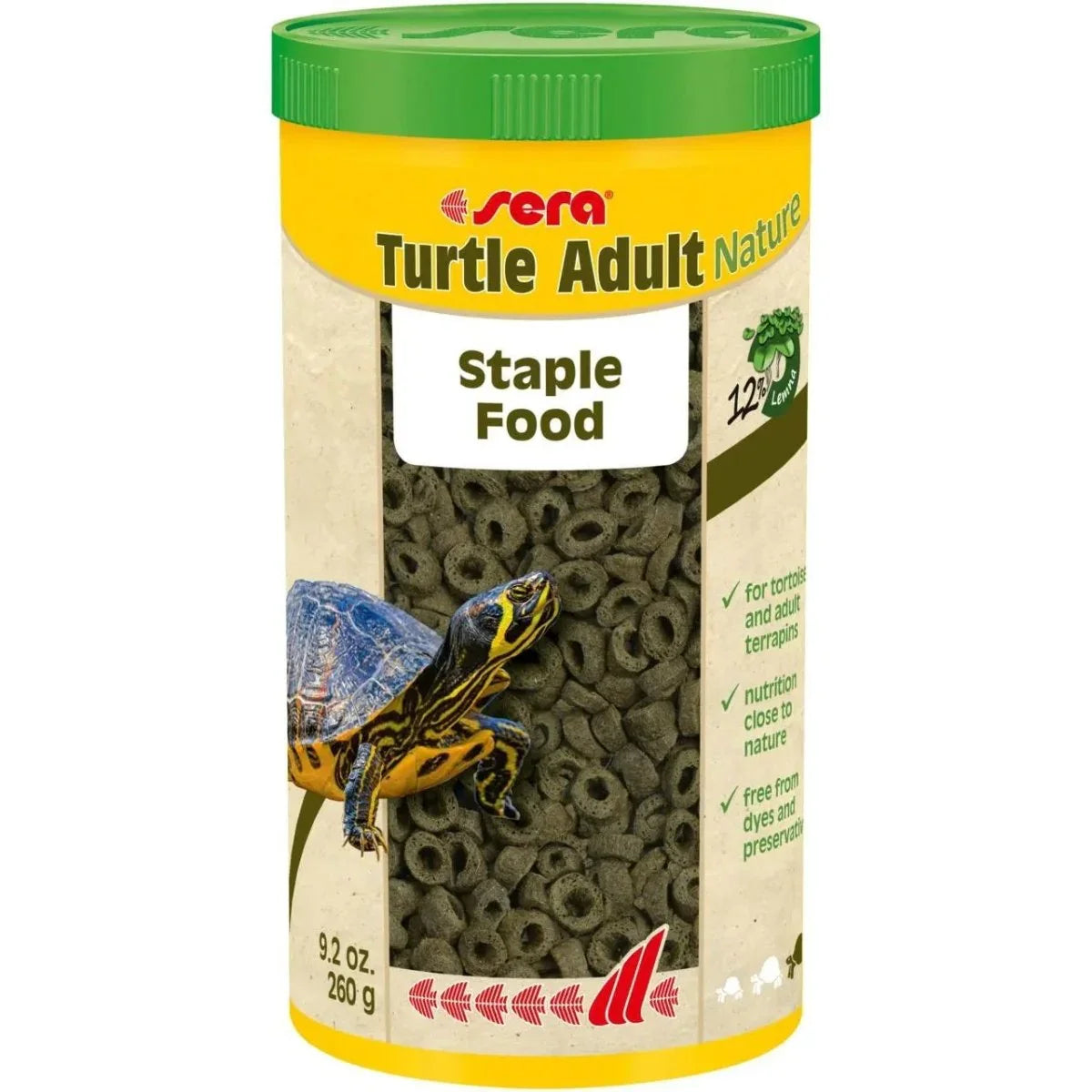 sera Turtle Adult Nature Reptile Food 9.2 Oz. - Talis Us