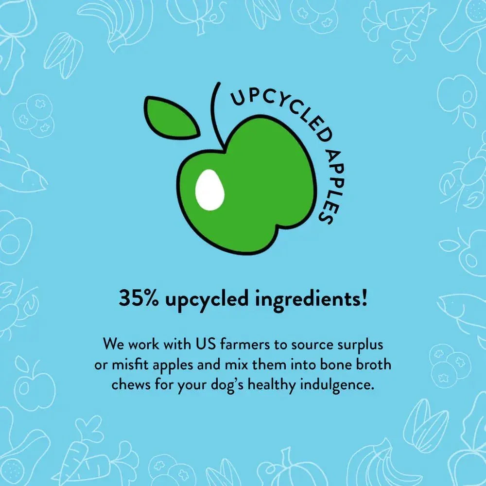 Shameless Pets Bone Broth Chews Bacon Hits Different Dog Treats 8oz - Talis Us