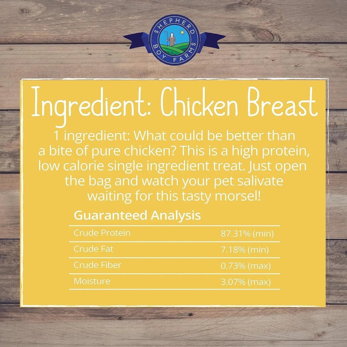Shepherd Boy Farms Freeze Dried Chicken Breast Dog Treats - Talis Us