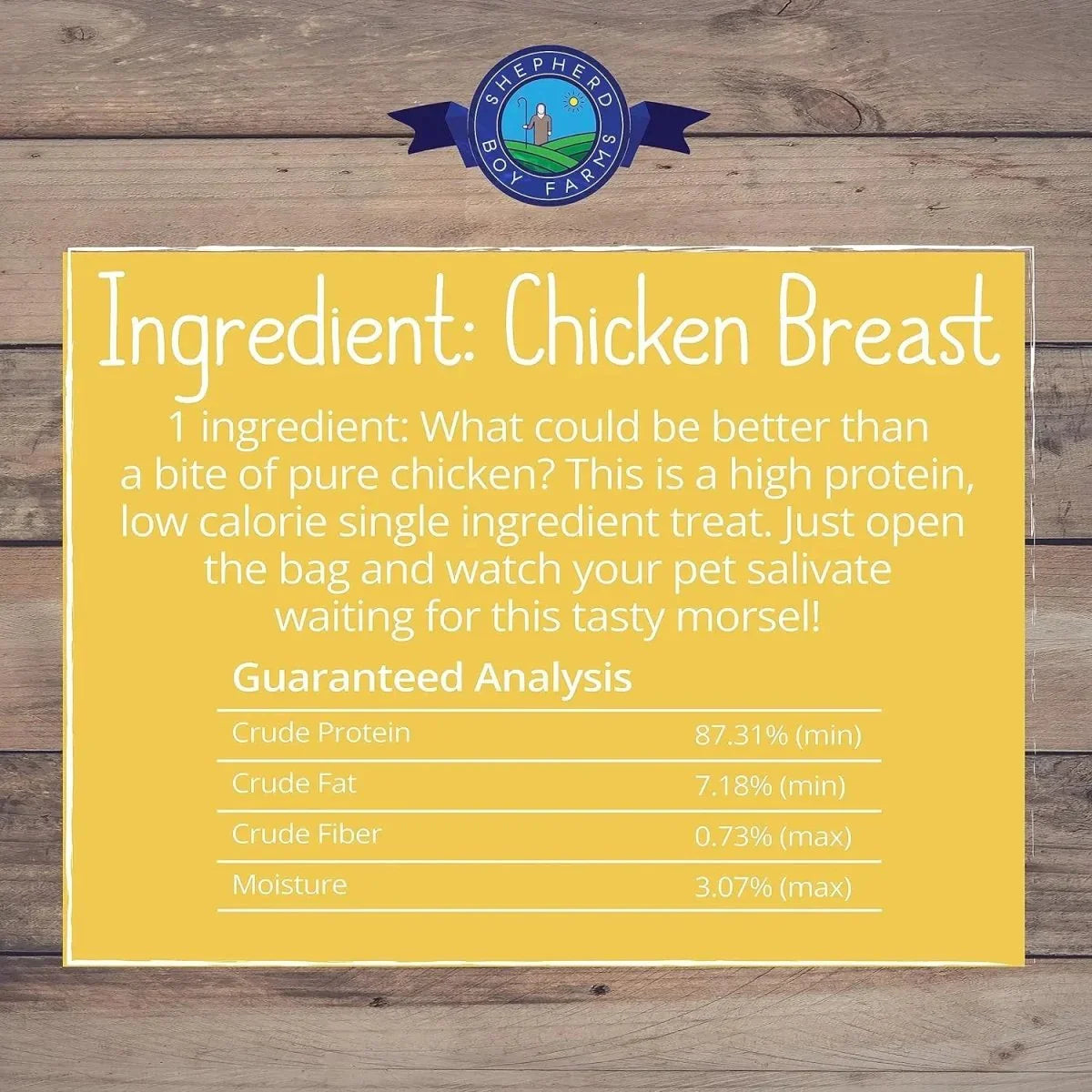 Shepherd Boy Farms Freeze Dried Chicken Breast Dog Treats - Talis Us