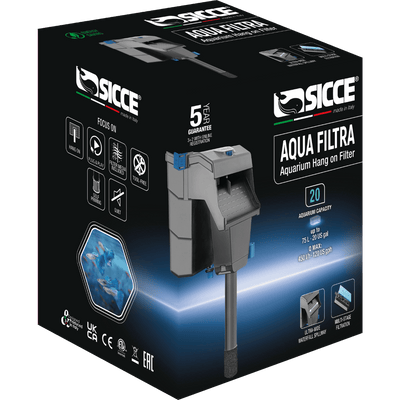 Sicce Aqua Filtra Aquarium Hang on Filter - Talis Us