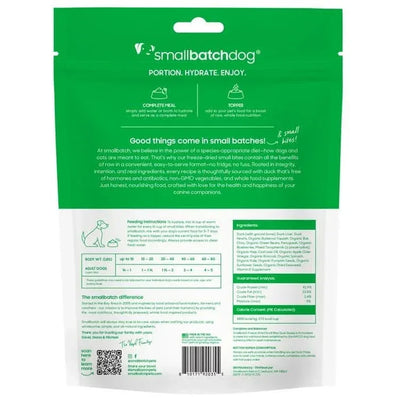 Smallbatch Pets Duck Freeze Dried Small Bites Dog Food for Healthy Pups - Talis Us