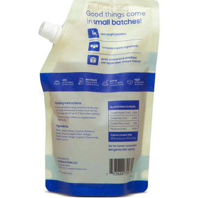 Smallbatch Pets Shelf Stable Adult Venison Bone Broth Wet Dog Food Topper 16oz - Talis Us