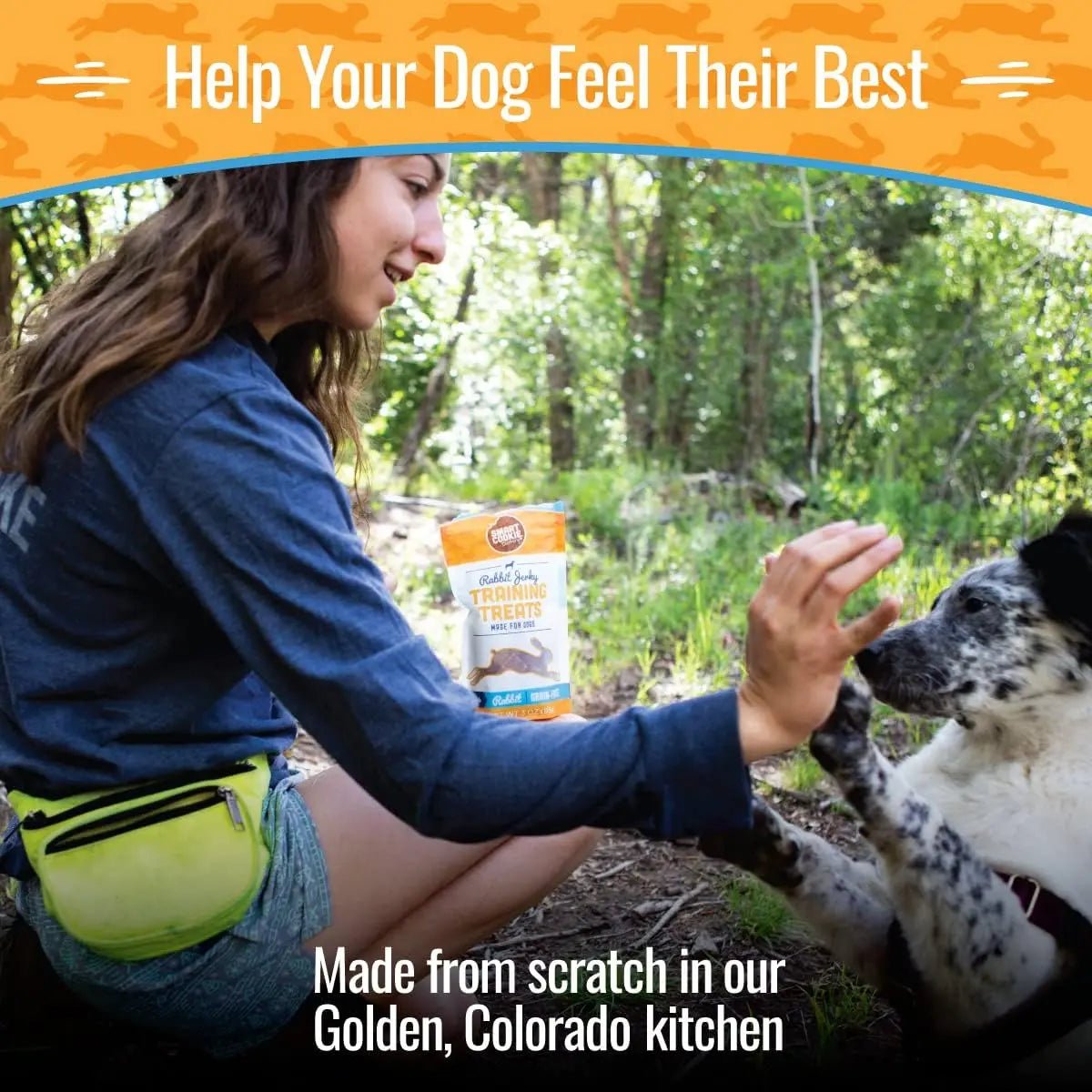 Smart Cookie Rabbit Jerky Dog Treats – Hypoallergenic & Healthy Training Bites - Talis Us