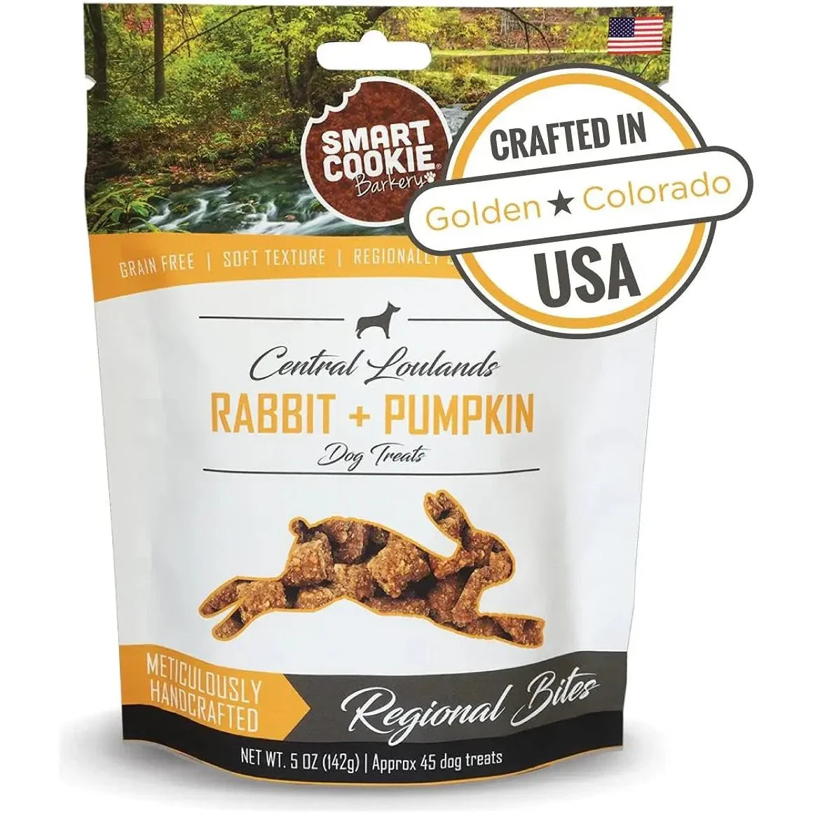 Smart Cookie Rabbit & Pumpkin All - Natural Training Treats 5oz - Talis Us