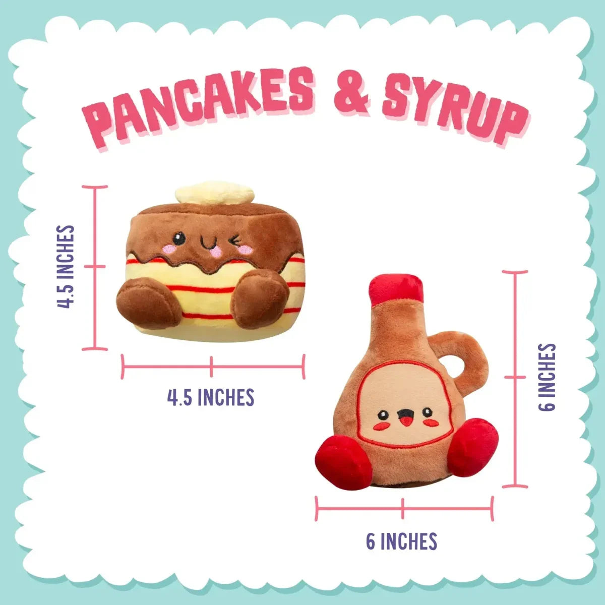 SnugArooz Cakes & Syrup Plush Dog Toys - Talis Us