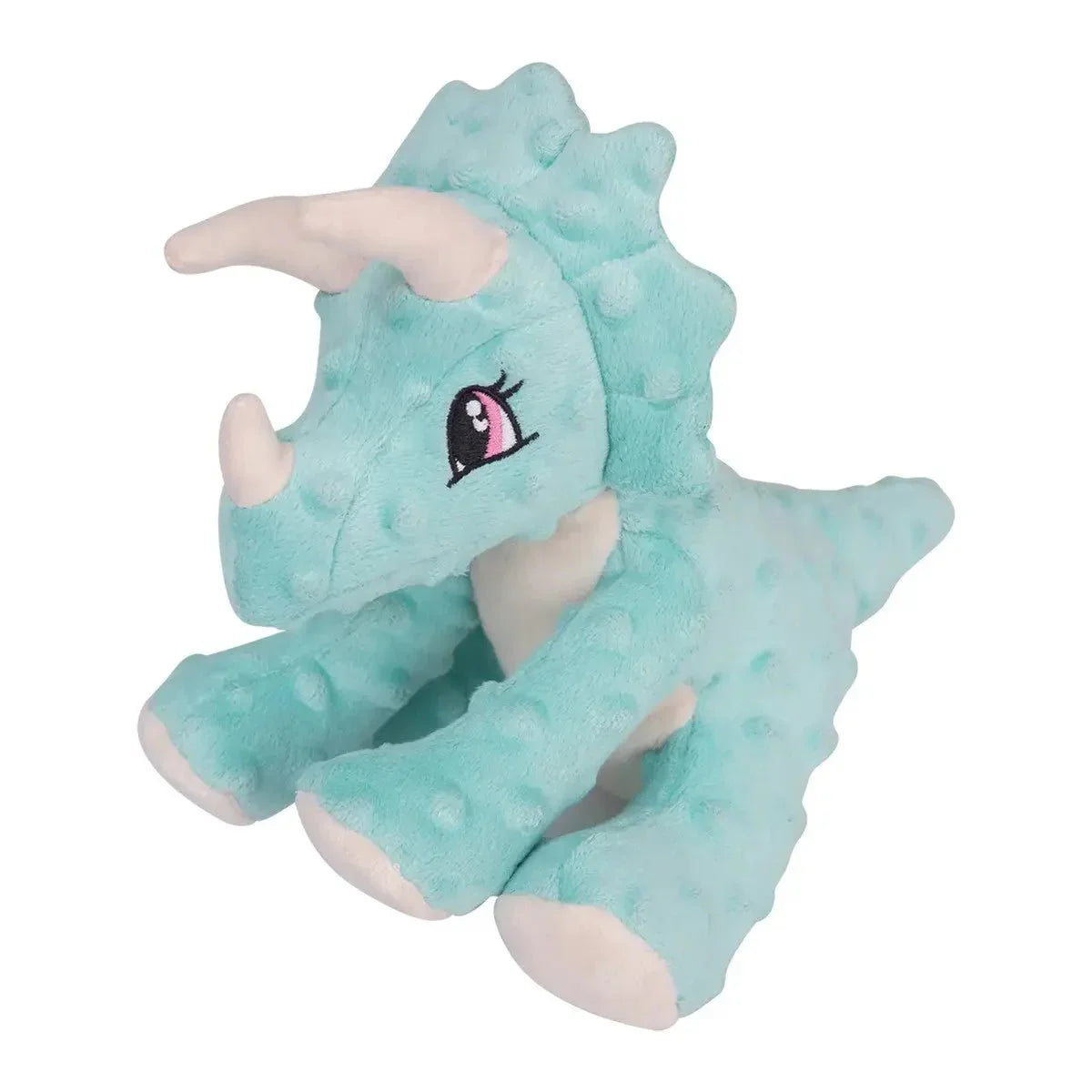 SnugArooz Talia the Triceratops Plush Dog Toy 8" - Talis Us