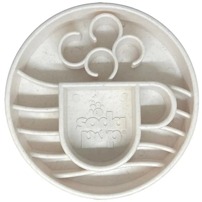 SodaPup Java eBowl Enrichment Slow Feeder Bowl Speckled 8" - Talis Us