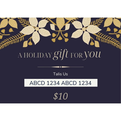 Spend $69+and Get $10 eGift Card - Talis Us