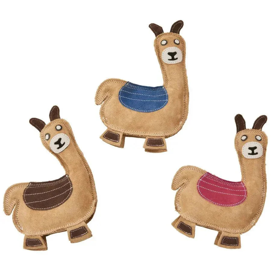 Spot Dura - fuse Leather Llama Dog Toy Assorted, 9 in - Talis Us