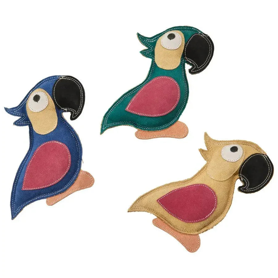 Spot Dura - fuse Leather Parrot Dog Toy Assorted, 8 in - Talis Us