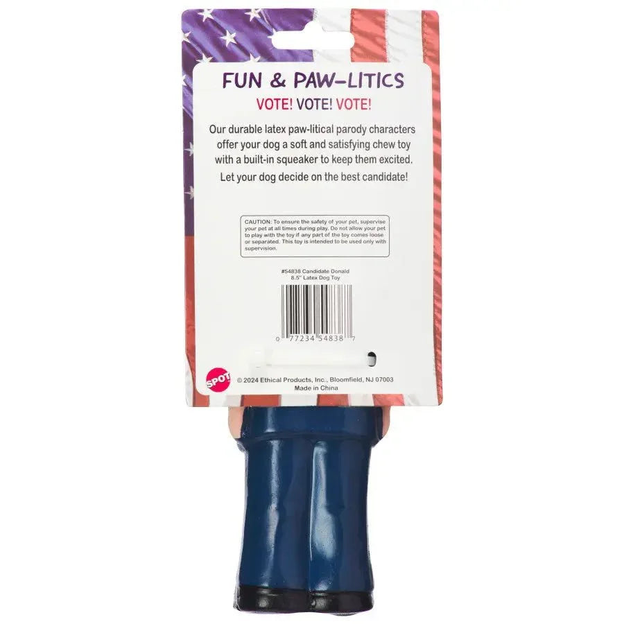 Spot Latex Candidates Dog Toy 8.5 in - Talis Us