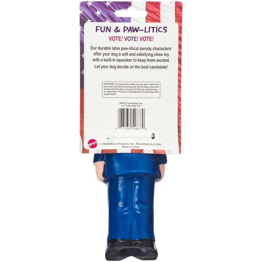 Spot Latex Candidates Dog Toy 8.5 in - Talis Us