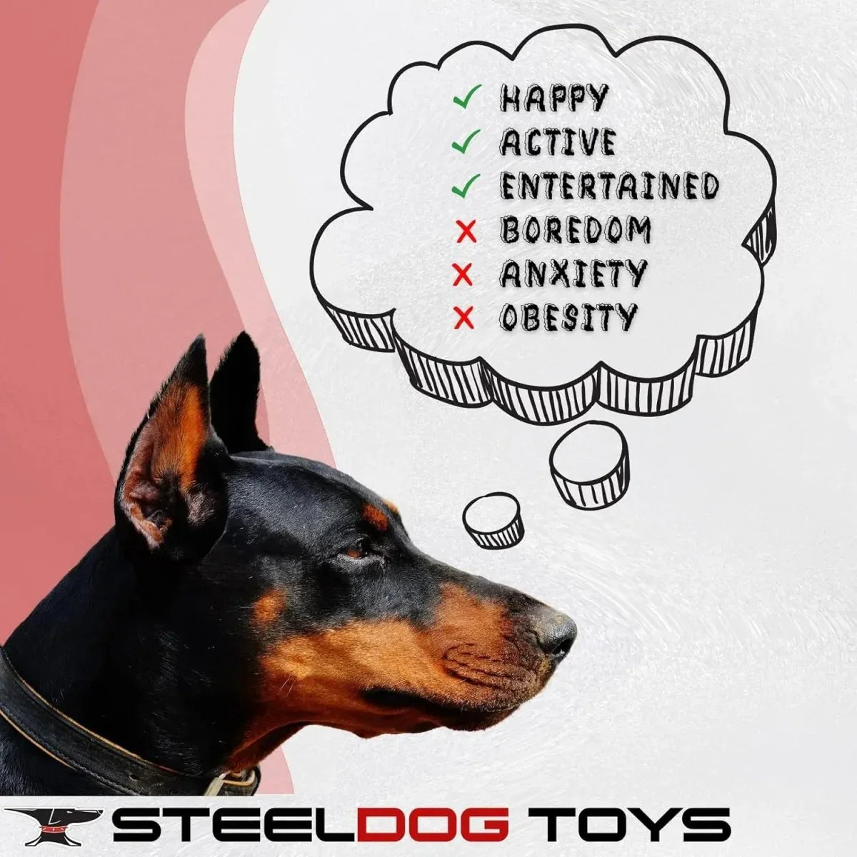 Steel Dog Roper Plush Dog Toy with Knotted Rope - Talis Us