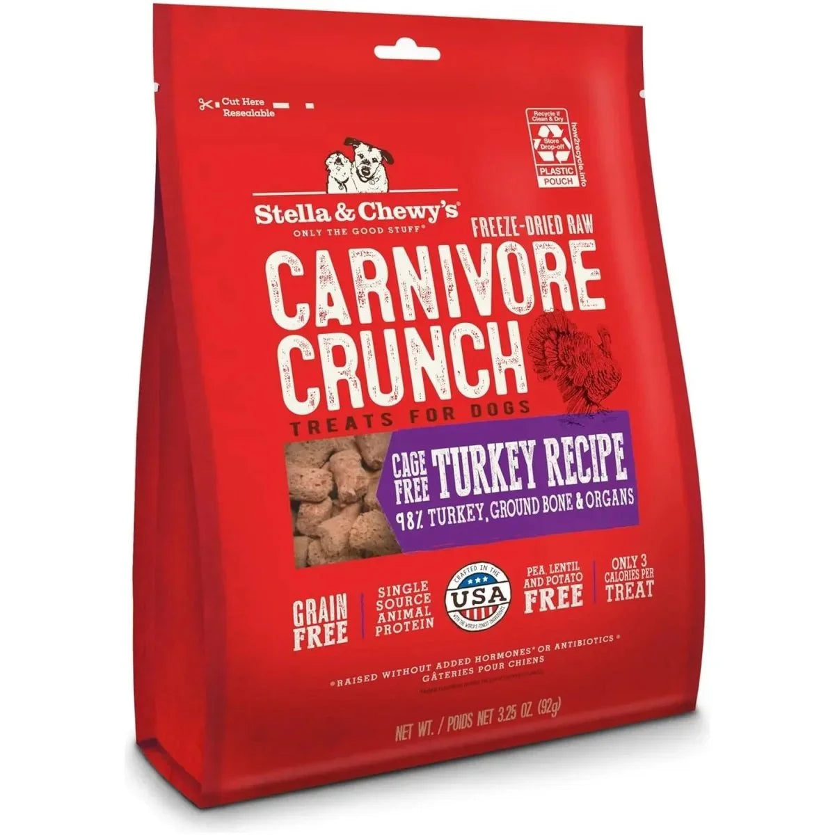 Stella & Chewy's Carnivore Crunch Freeze Dried Dog Treats 3.25 oz - Talis Us