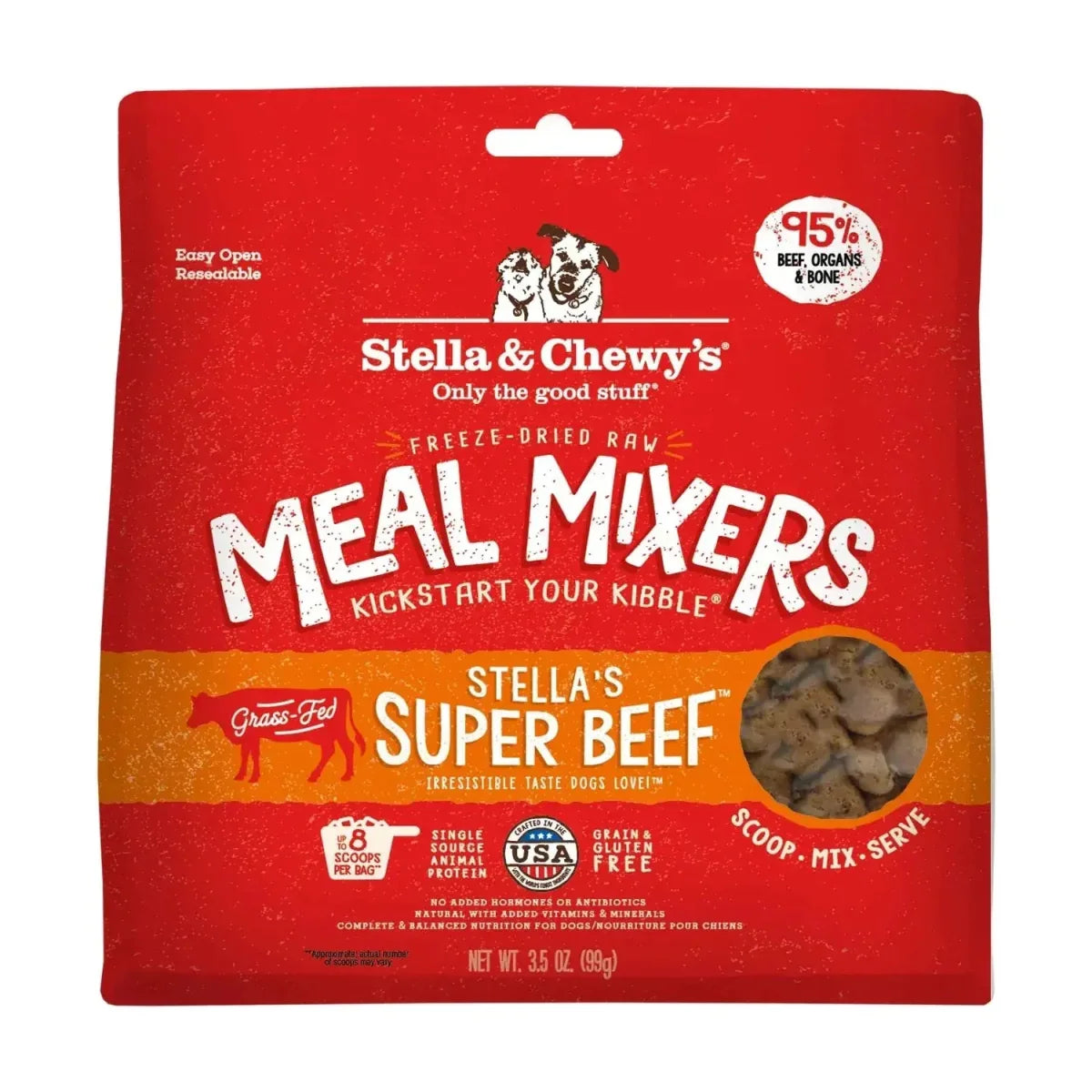 Stella & Chewy's Freeze Dried Stella's Super Beef Meal Mixers - Talis Us