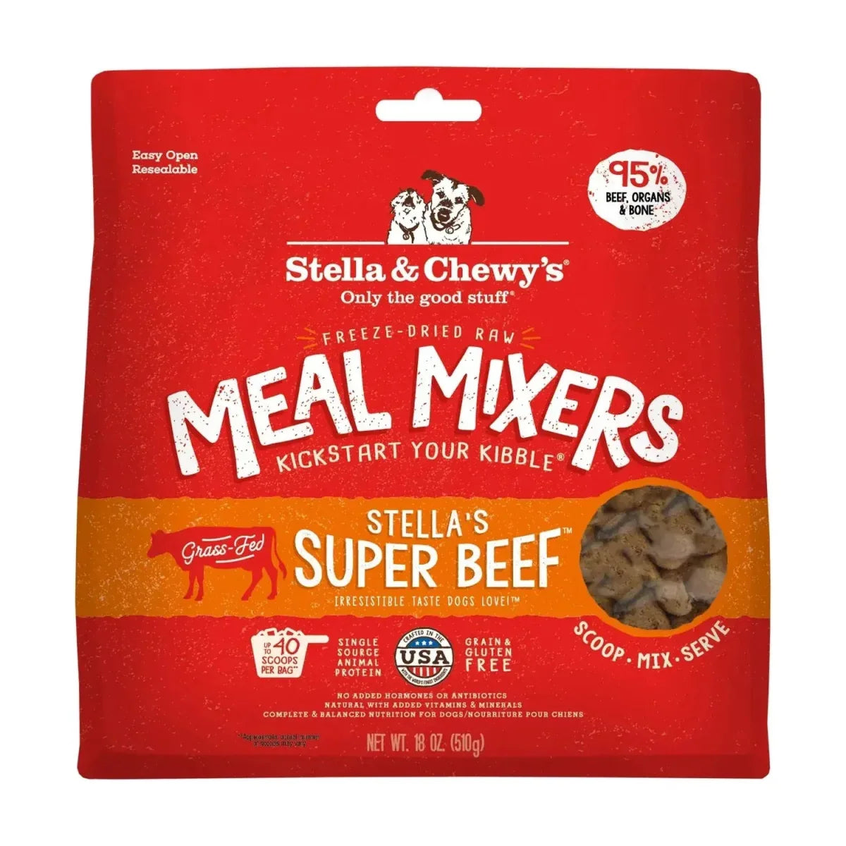 Stella & Chewy's Freeze Dried Stella's Super Beef Meal Mixers - Talis Us