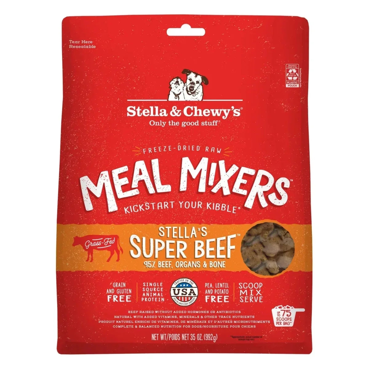 Stella & Chewy's Freeze Dried Stella's Super Beef Meal Mixers - Talis Us