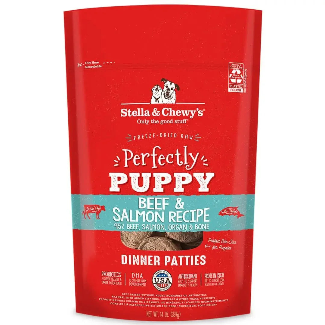 Stella & Chewy's Perfectly Puppy Food Freeze Dried Beef and Salmon - Talis Us