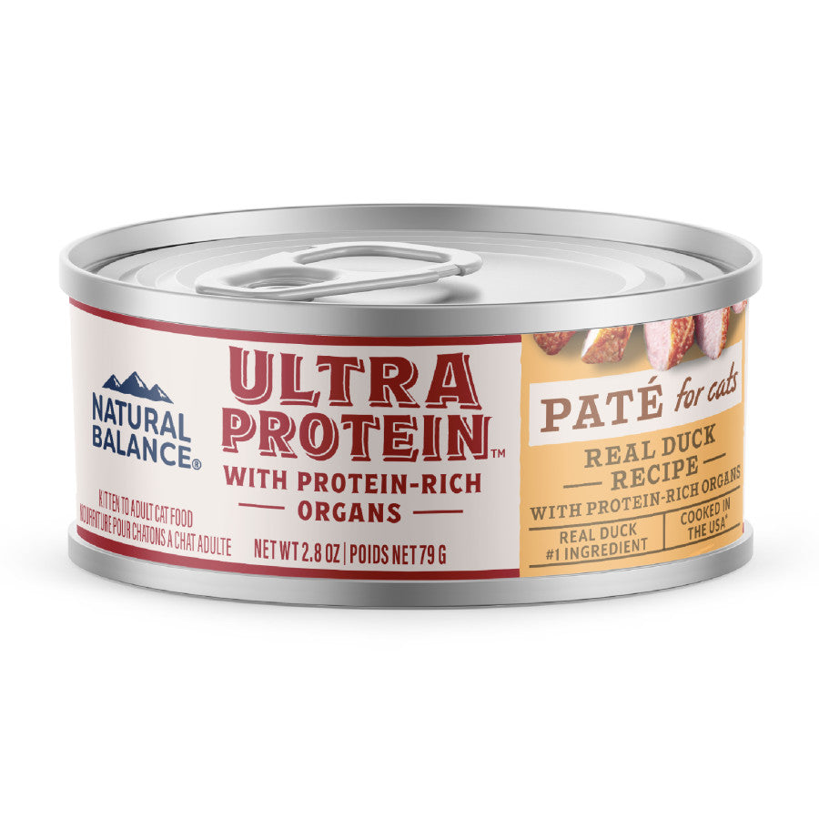 Natural Balance Pet Foods Ultra Protein Rich Organs Pate Canned Cat Food 24ea/2.8 oz Natural Balance