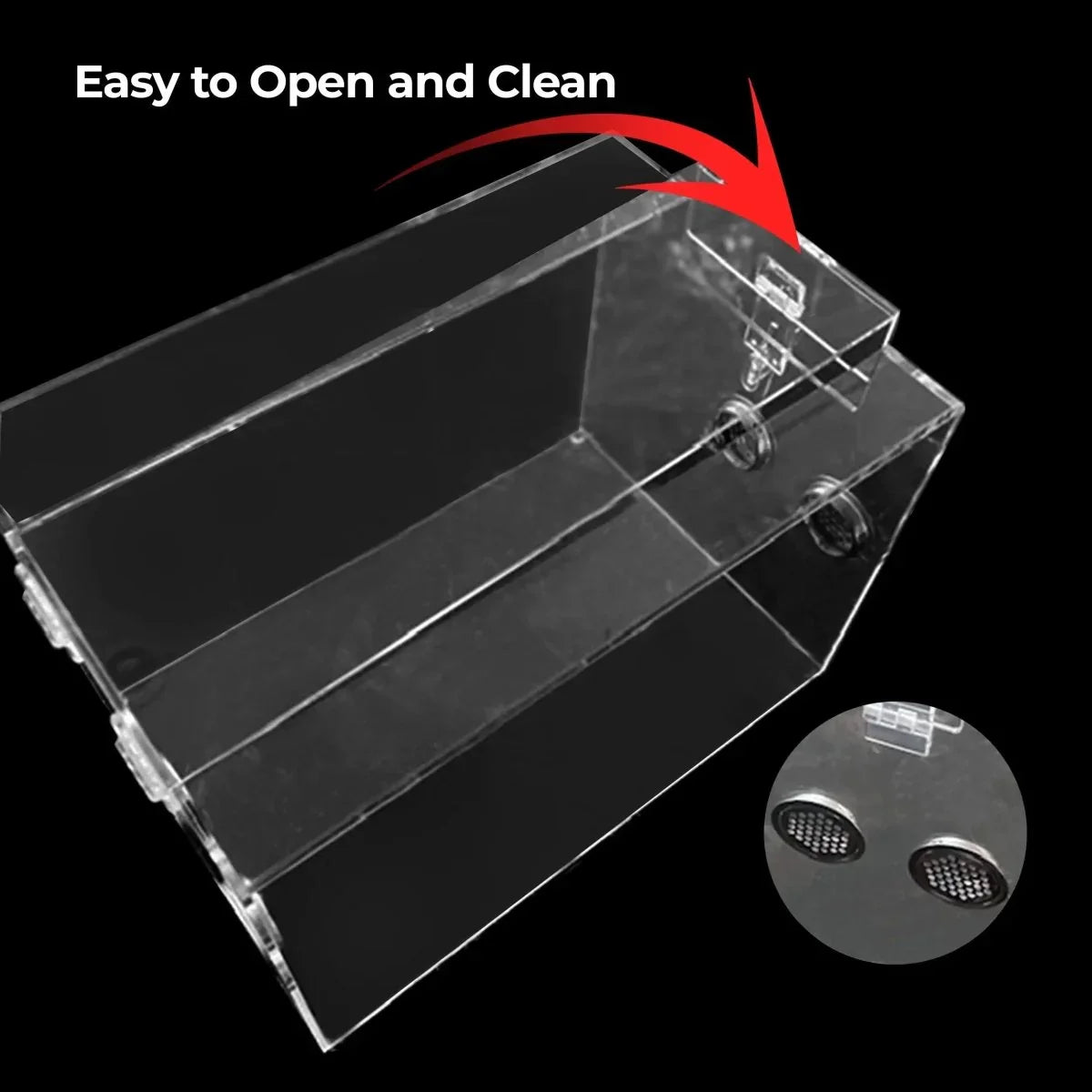 Talis - us Acrylic Reptile Breeding Tarantula Enclosure Arboreal Habitat for Spiders Gecko - Talis Us