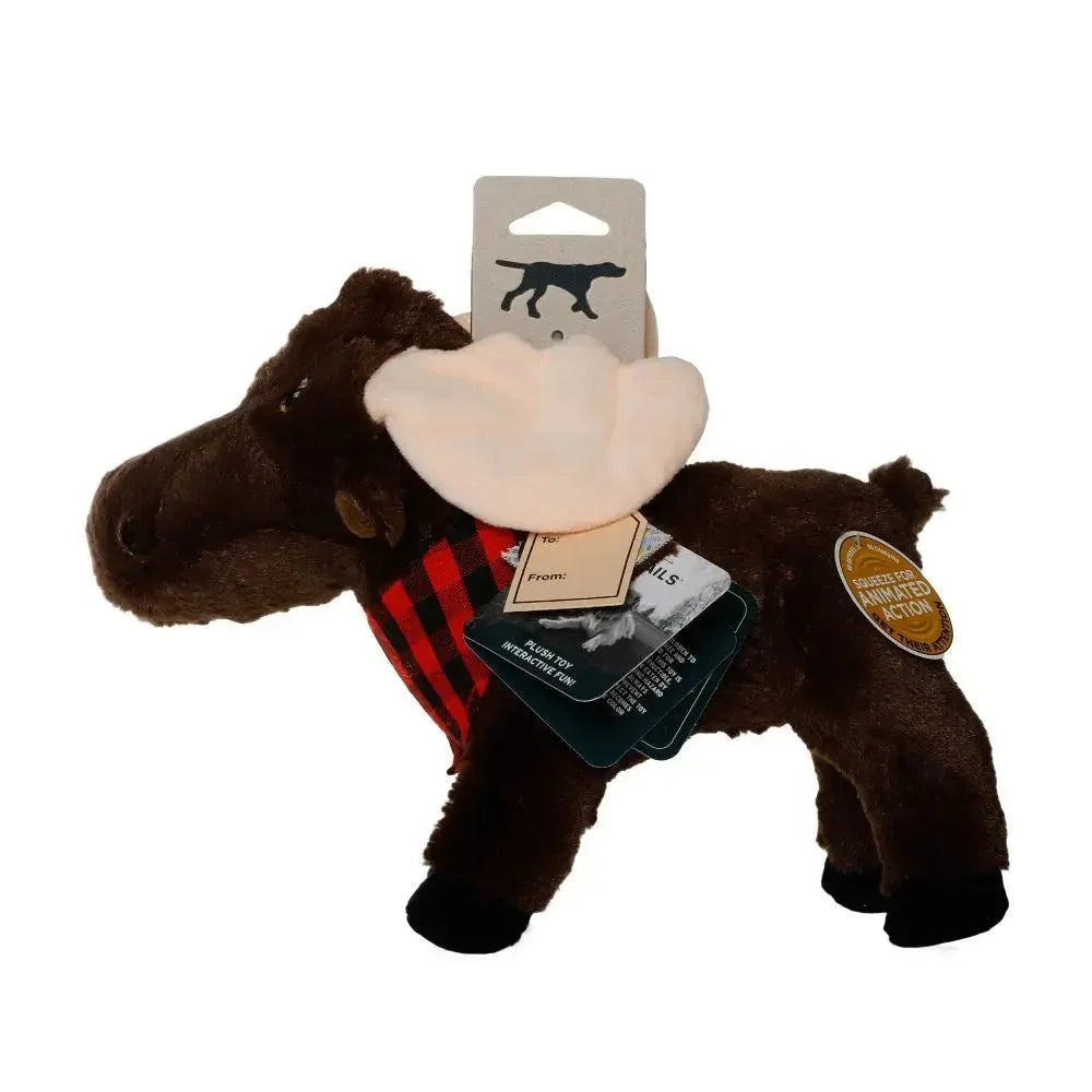 Tall Tails Animated Moose Plush Dog Toy - Talis Us