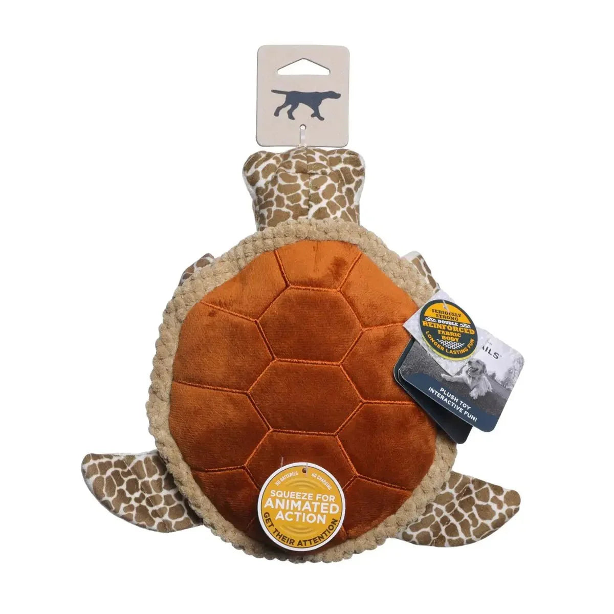 Tall Tails Animated Sea Turtle Dog Toy - Talis Us