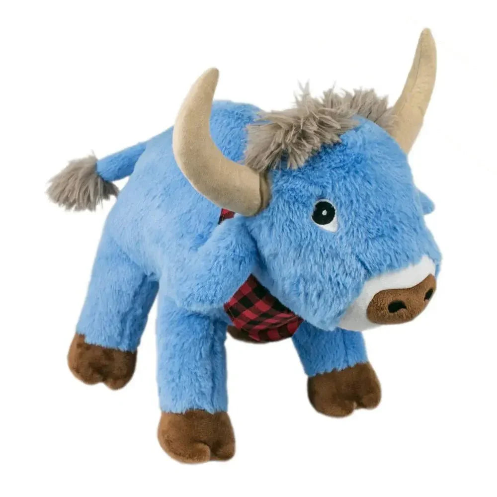 Tall Tails Crunch Blue Ox Dog Toy 10" - Talis Us