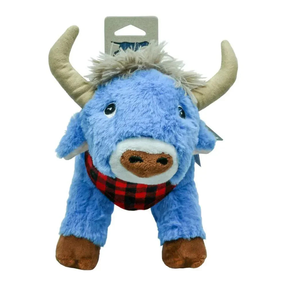 Tall Tails Crunch Blue Ox Dog Toy 10" - Talis Us