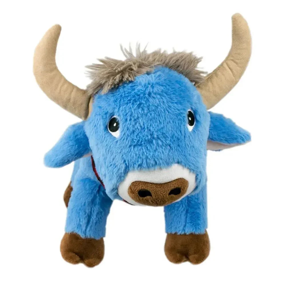 Tall Tails Crunch Blue Ox Dog Toy 10" - Talis Us