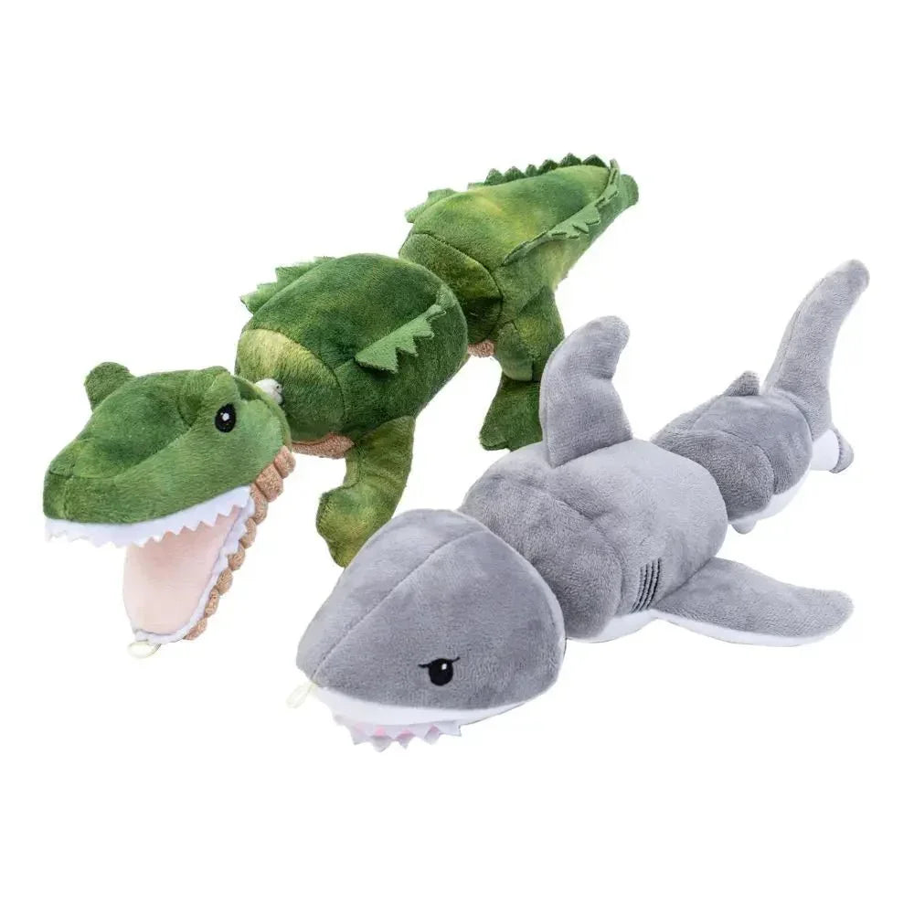 Tall Tails Jointed Plush Shark Plush Dog Toy - Talis Us
