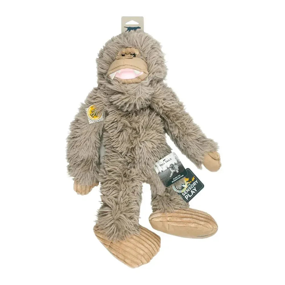 Tall Tails Stuffless Big Foot Dog Toy with Squeaker 20" - Talis Us