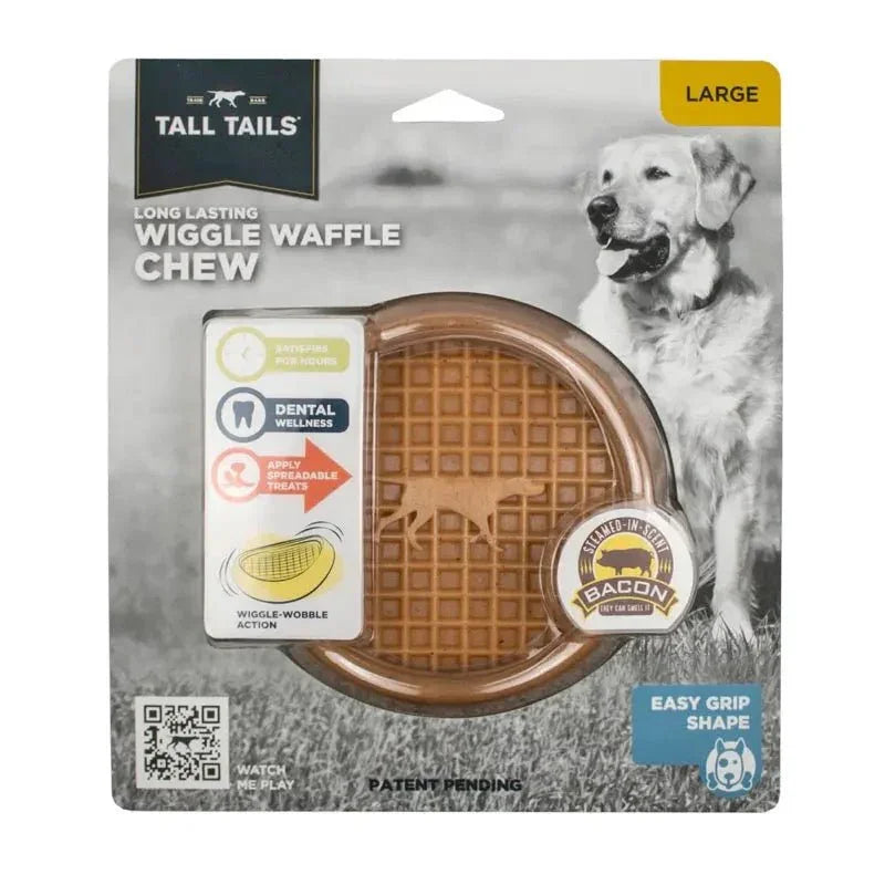 Tall Tails Wiggle Waffle Chew Dog Toy - Talis Us