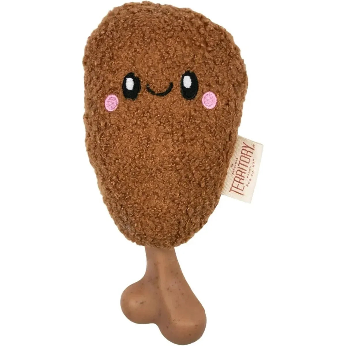 Territory Pet 2 - in - 1 Plush Squeaky Removable Bone Toy for Dogs 8" - Talis Us