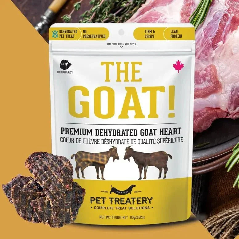 The Granville Island Dehydrated Protein Goat Heart Treat For Dogs 2.8 oz - Talis Us