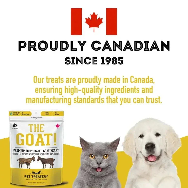 The Granville Island Dehydrated Protein Goat Heart Treat For Dogs 2.8 oz - Talis Us