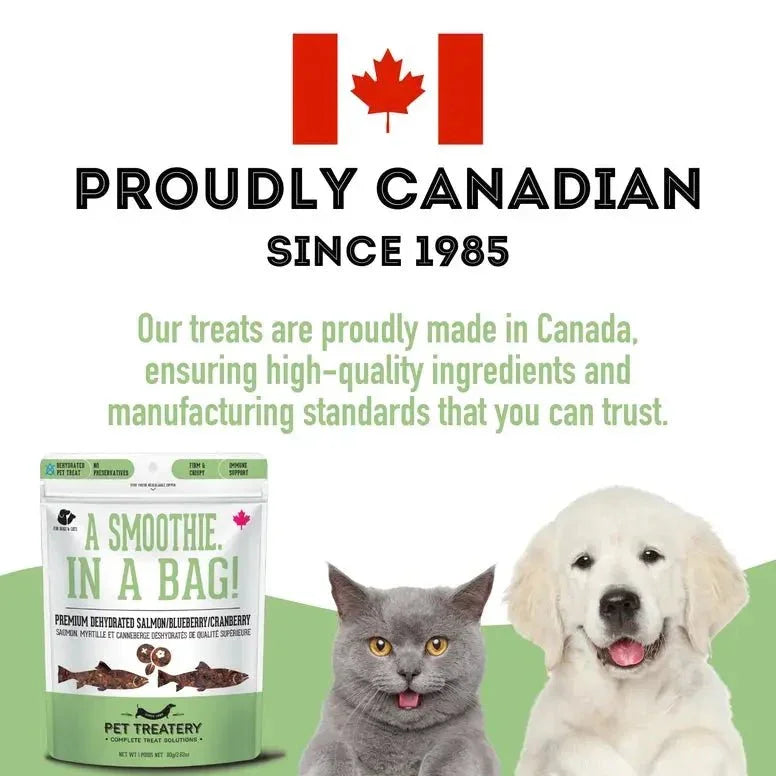 The Granville Island Salmon, Cranberry & Blueberry Dehydrated Pet Treat 2.82 oz - Talis Us