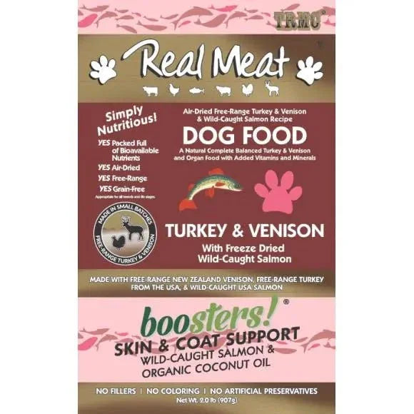 The Real Meat Company Air - Dried Turkey Venison with Salmon Dog Food 2lb - Talis Us