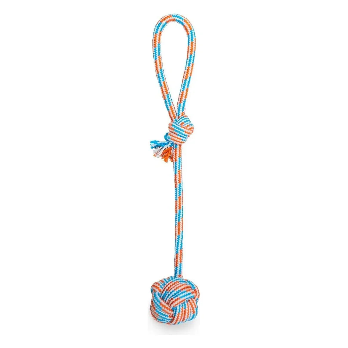 ThoozyPet Ball Tug Rope Dog Toy with Handle 17" - Talis Us