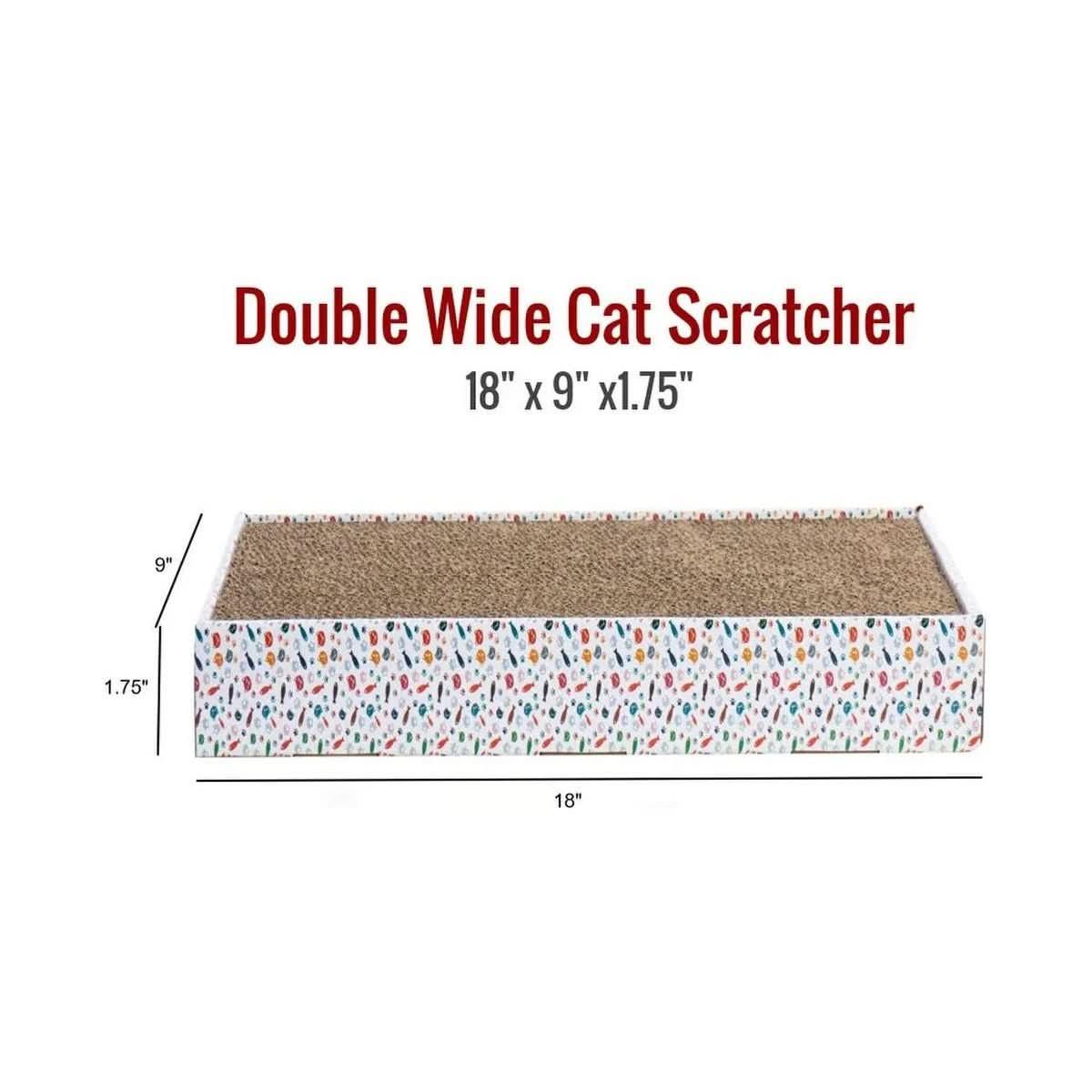 ThoozyPet Double Wide Tray Scratcher - Talis Us