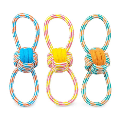 ThoozyPet Figure 8 Knot Ball Rope Dog Toy - Talis Us